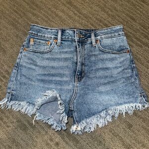 Denim shorts